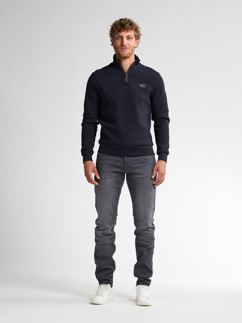 Petrol 1/4 Zip Sweater Prairie du Chien M-3050-SWC364